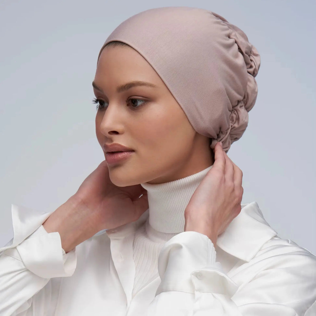 Rosé Braided Underscarf