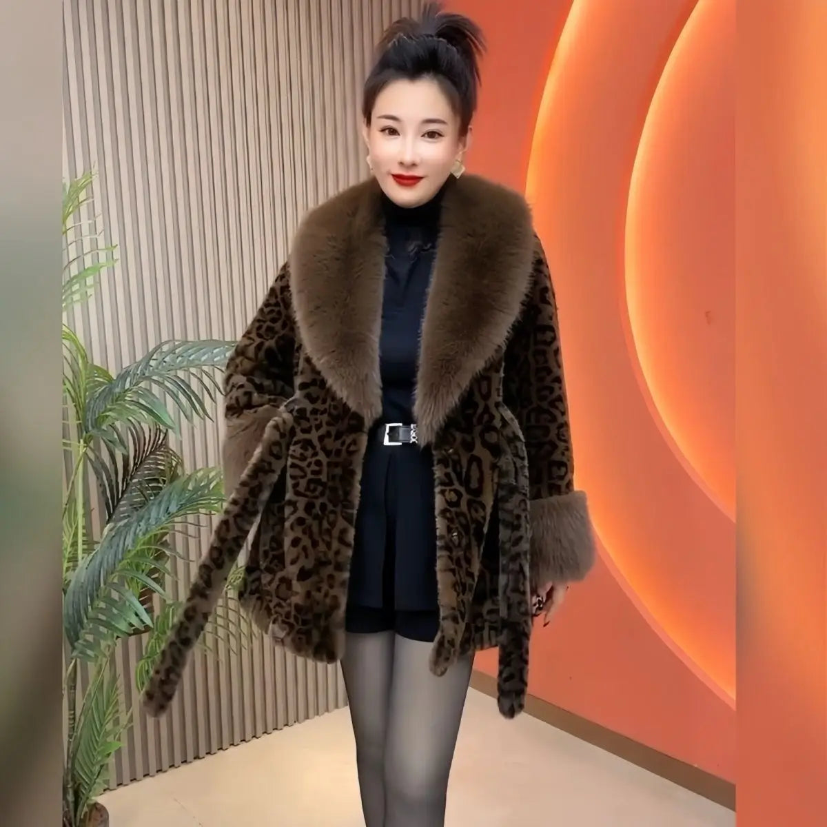 Savannah Leopard Coat