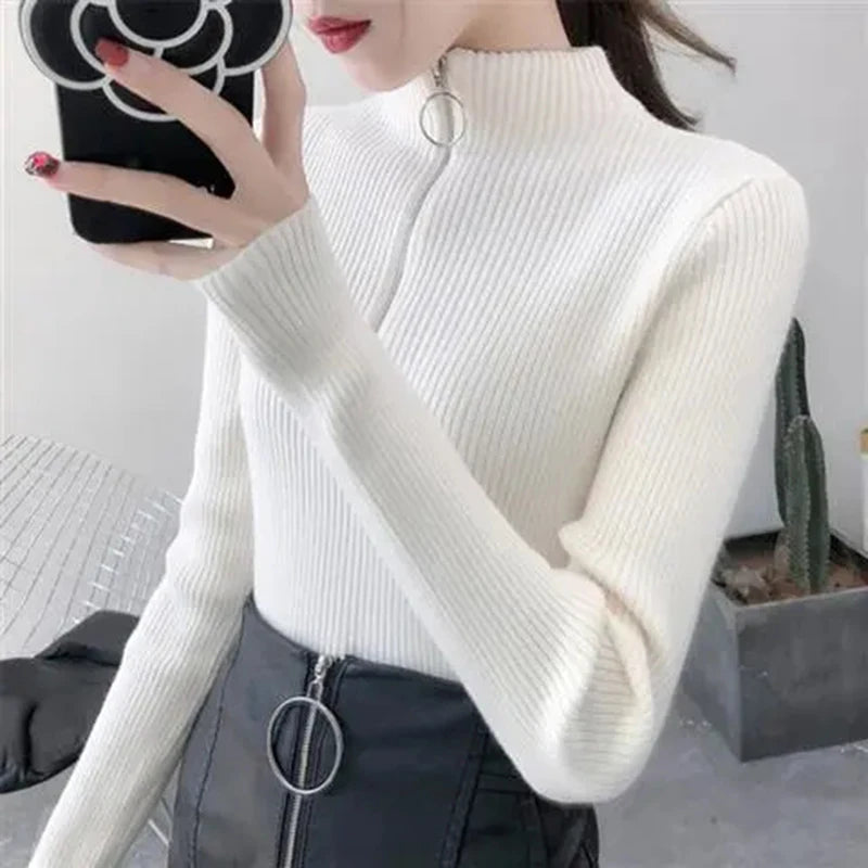 Mila Half-Zip Knit Top