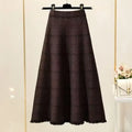 Celine Plaid Skirt