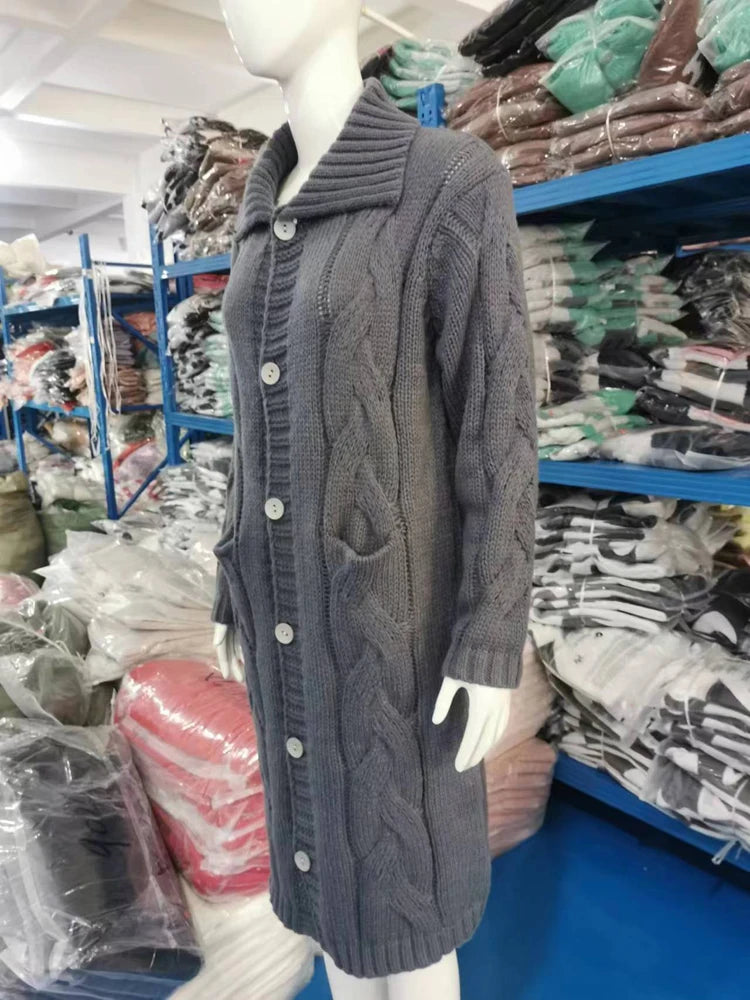 Sky Cable Knit Cardigan
