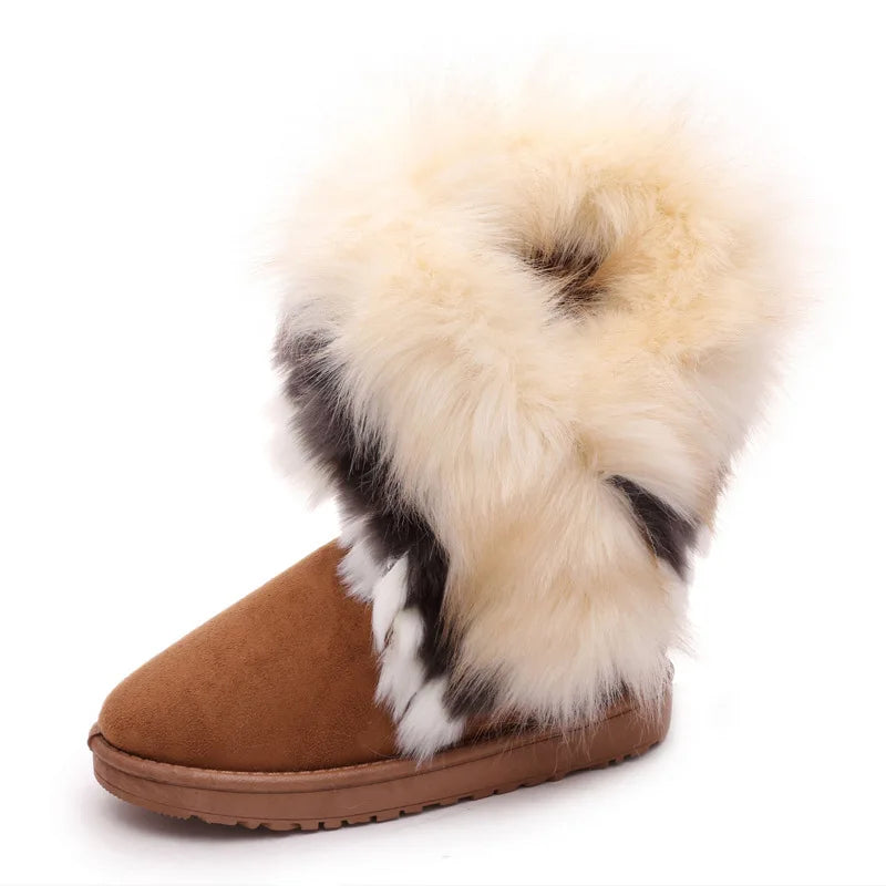 Cinnamon Fluff Boots