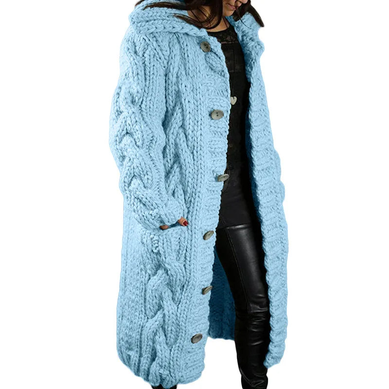 Sky Cable Knit Cardigan
