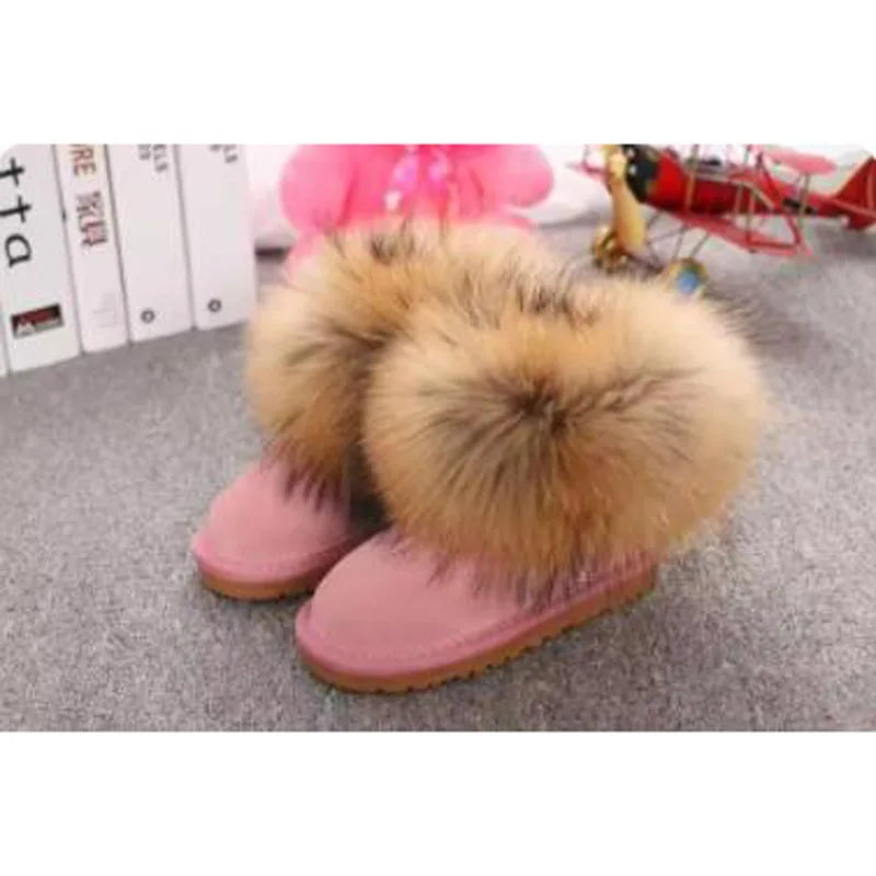 Fluffy Crown Boots