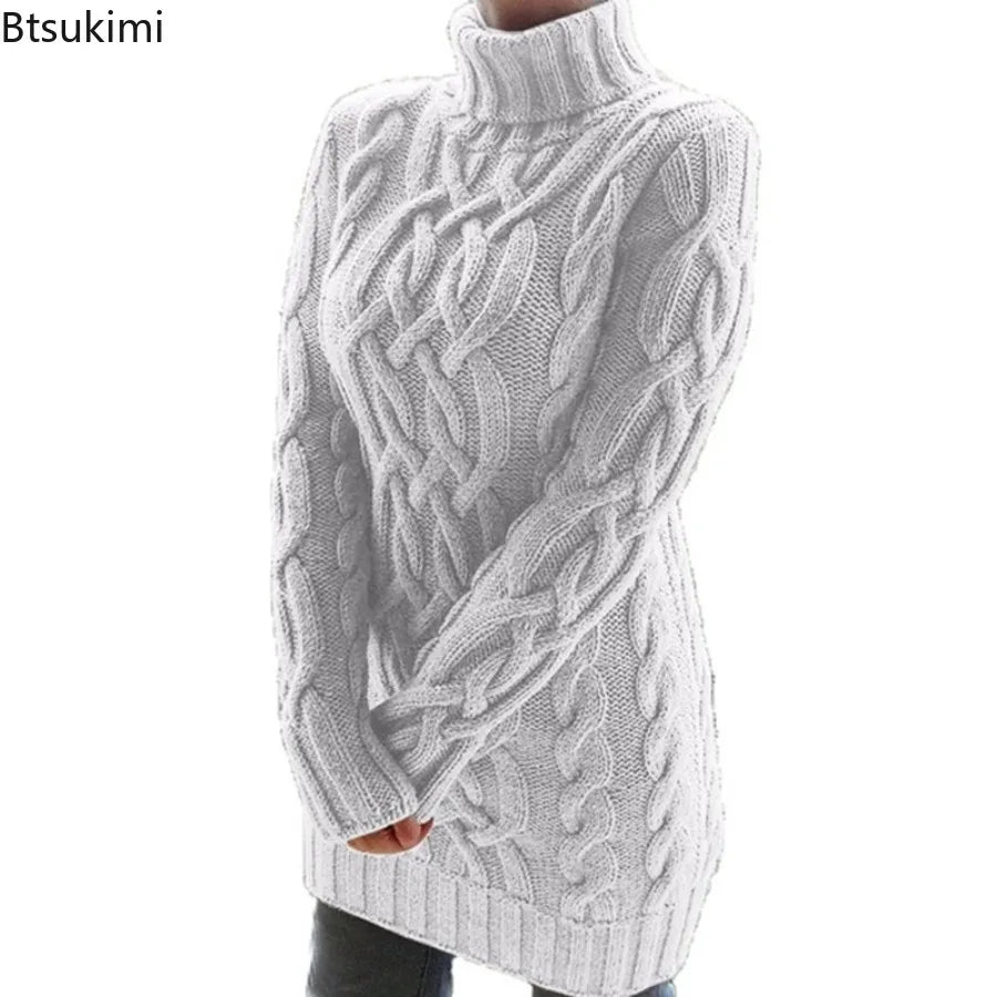 Aria Cable Knit Turtleneck