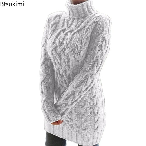 Aria Cable Knit Turtleneck