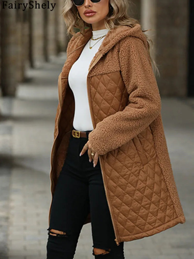 Cinnamon Quilted Coat