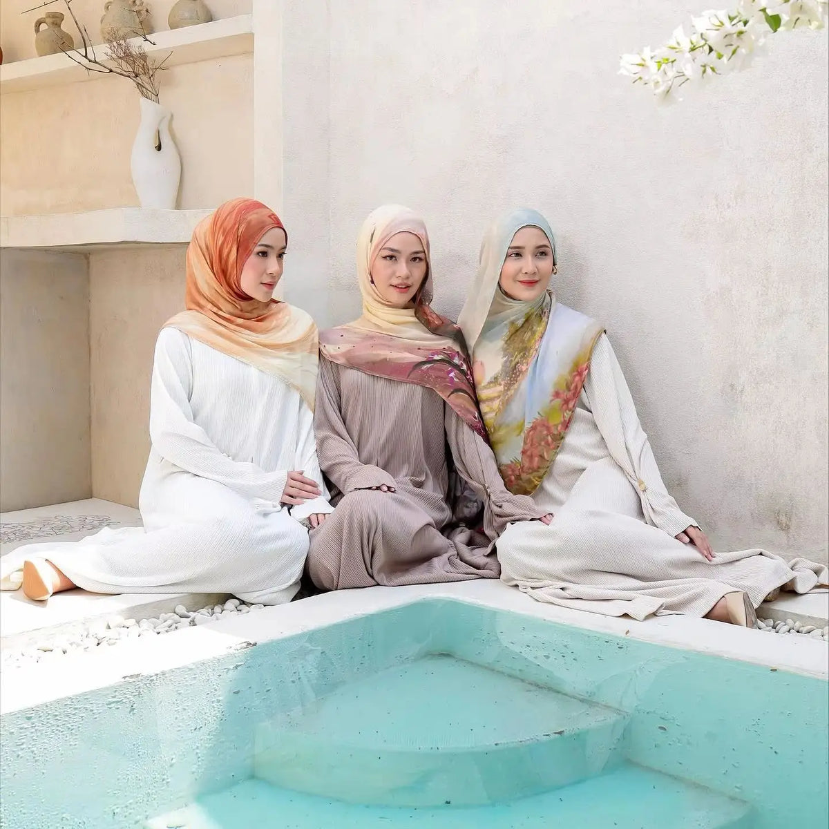 Watercolor Muse Hijab