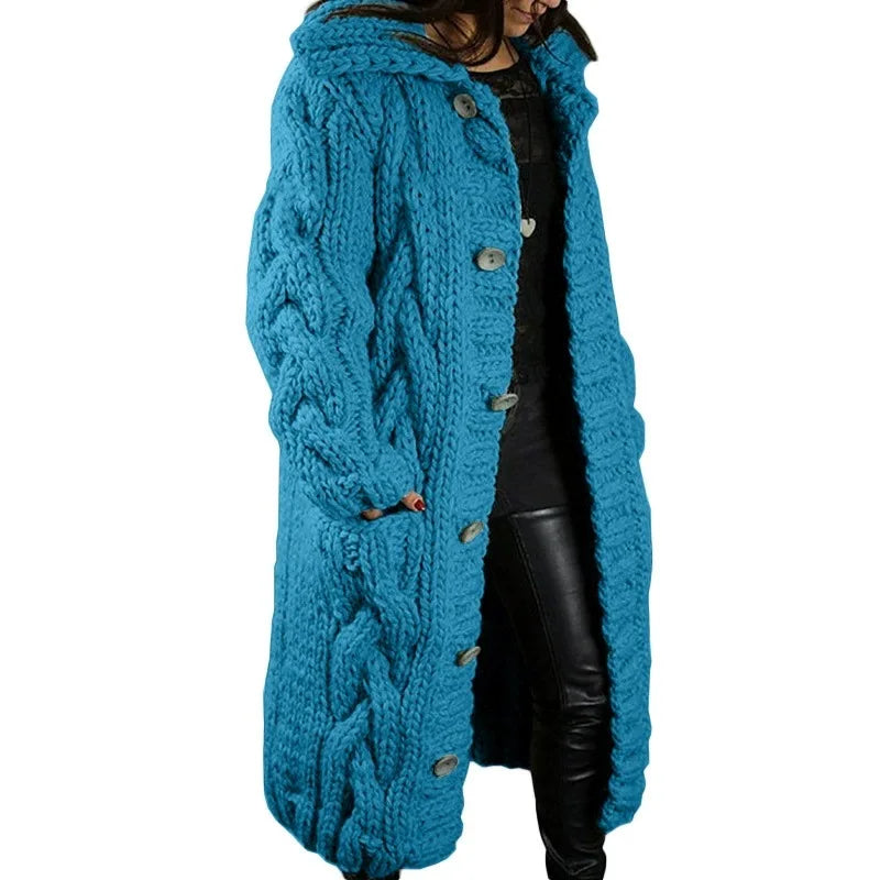 Sky Cable Knit Cardigan