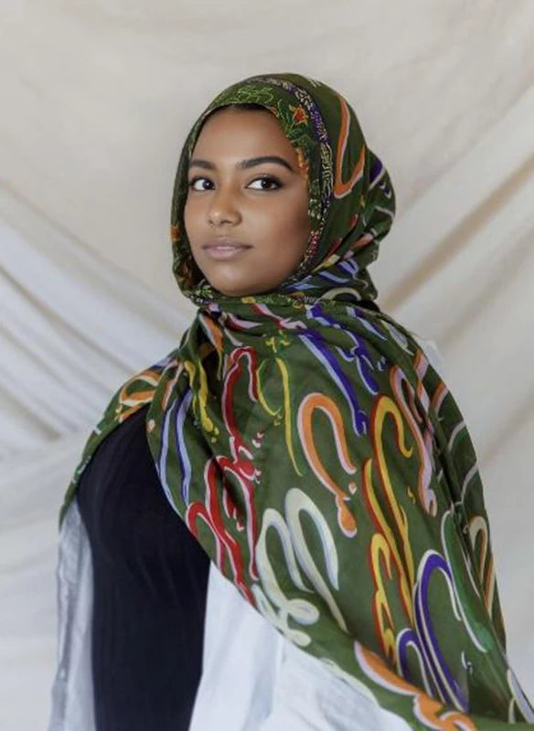 Wild Cocoa Leopard Scarf