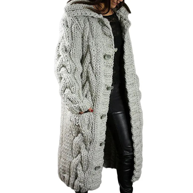 Sky Cable Knit Cardigan