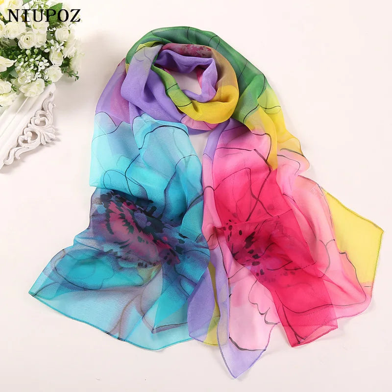 Rainbow Whisper Scarf