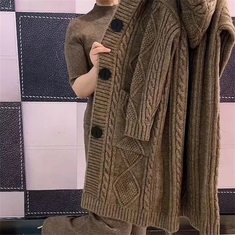 Olivia Knit Coat Set