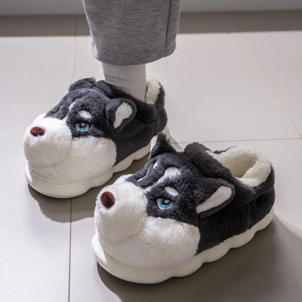 Grey Buddy Slippers