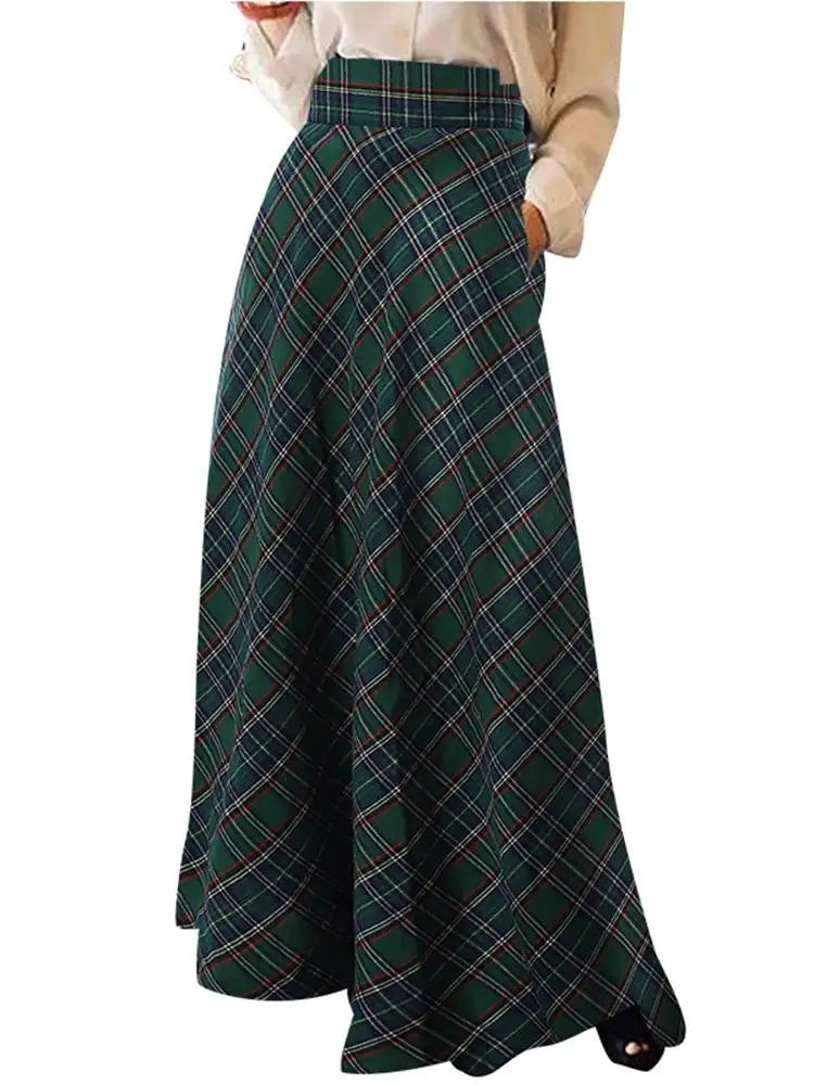 Ines Check Skirt