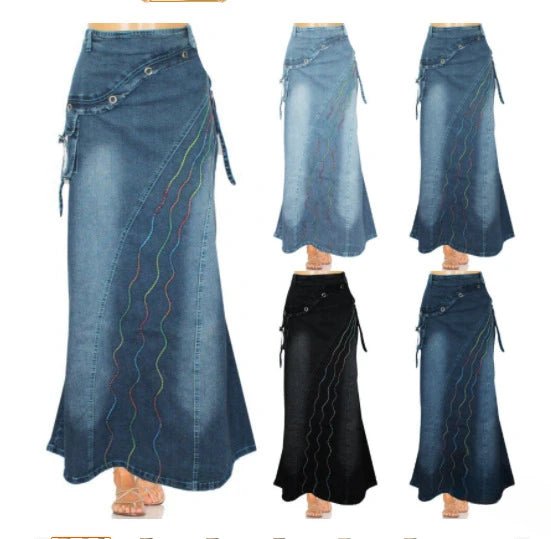 Noelle Denim Skirt
