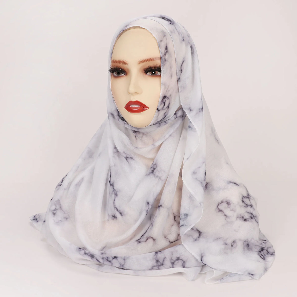 Midnight Orchid Lace Scarf