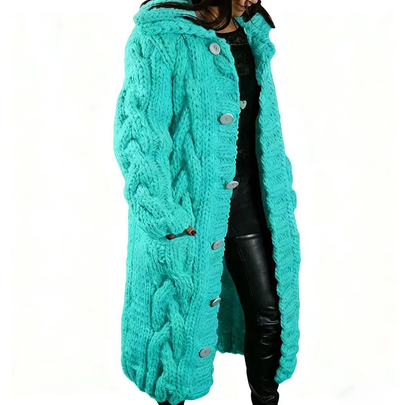 Sky Cable Knit Cardigan