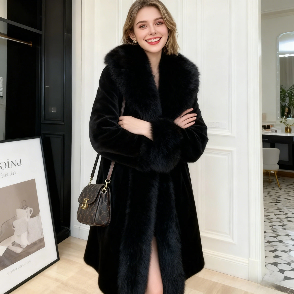 Bianca Faux Fur Coat