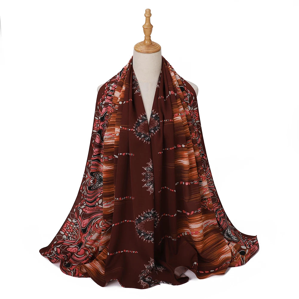 Golden Brushstroke Hijab