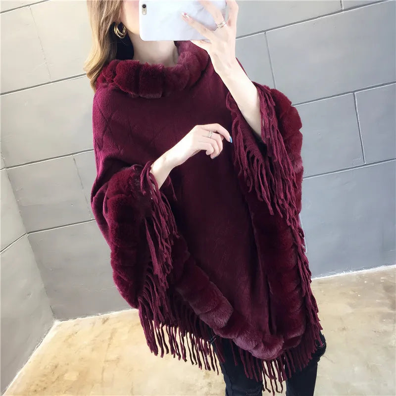 Luna Fringe Poncho