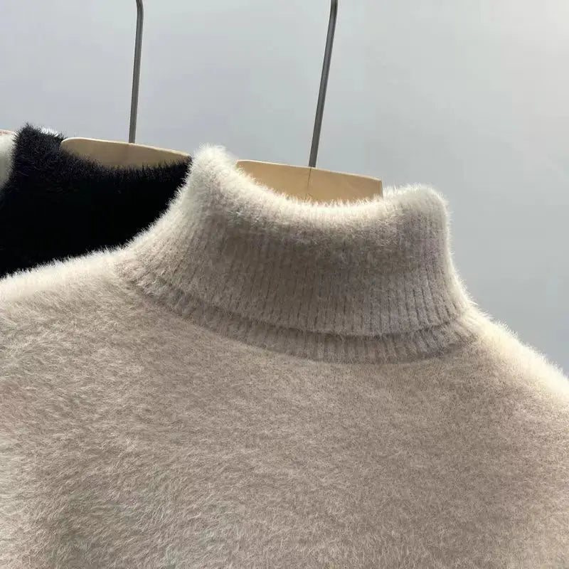 Noir Soft Knit Turtleneck