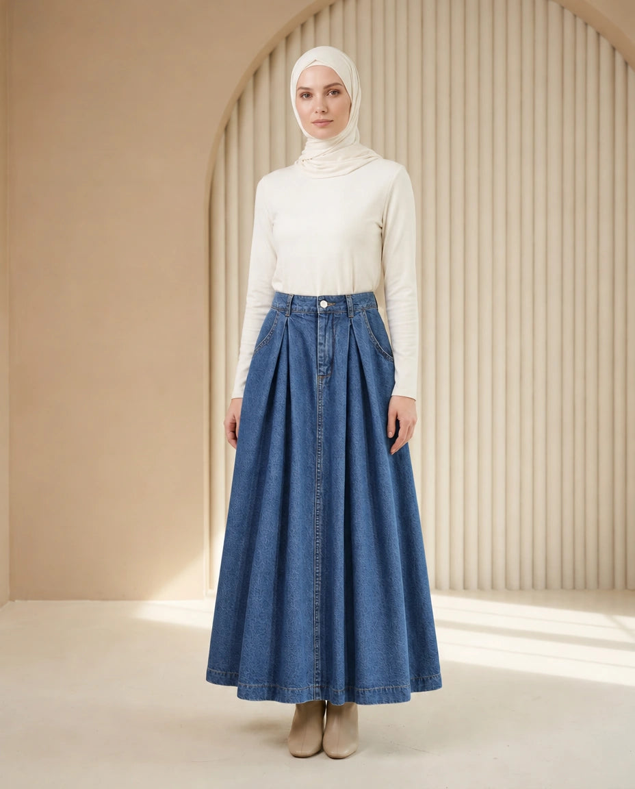 Margot Denim Skirt