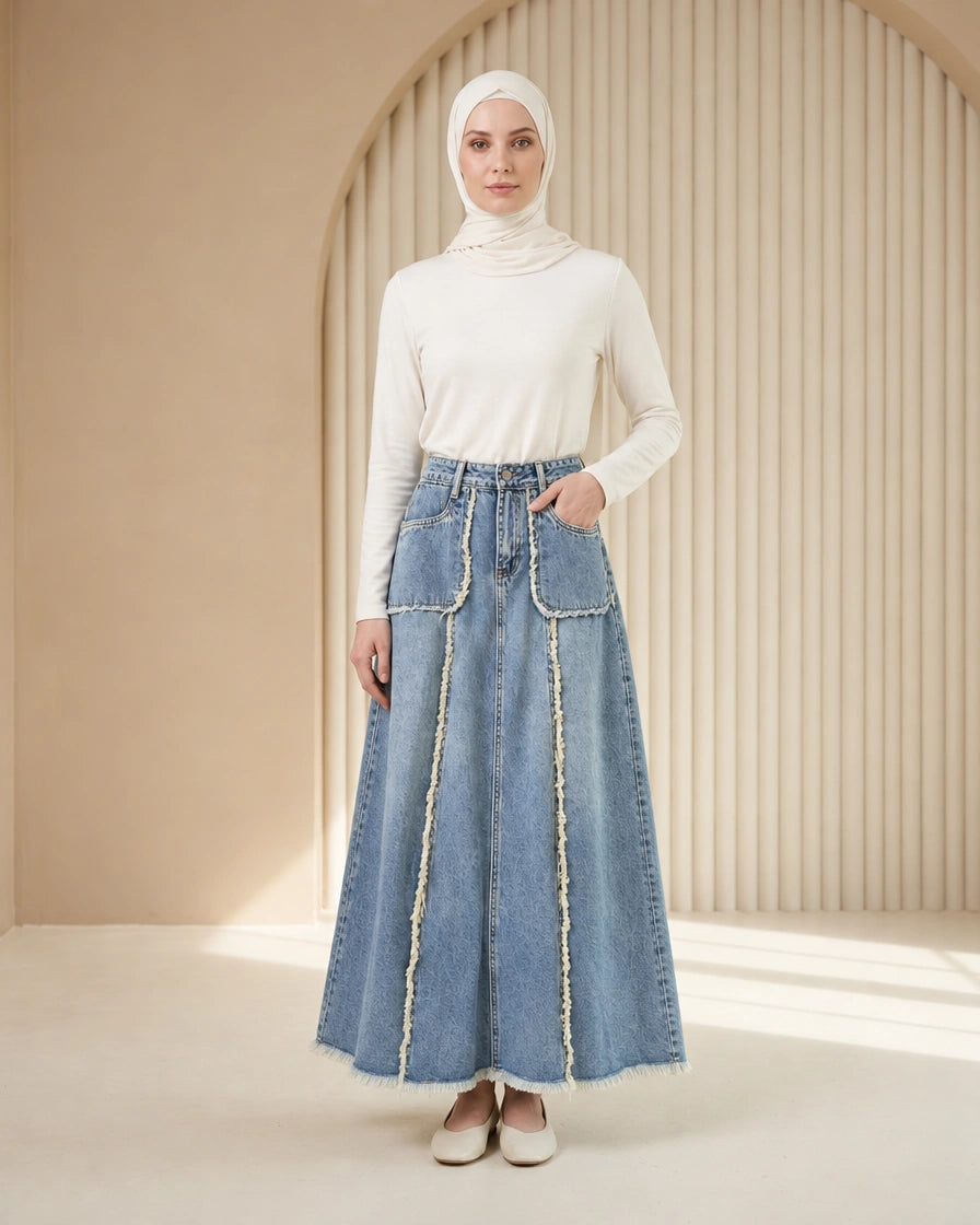 Céline Denim Skirt