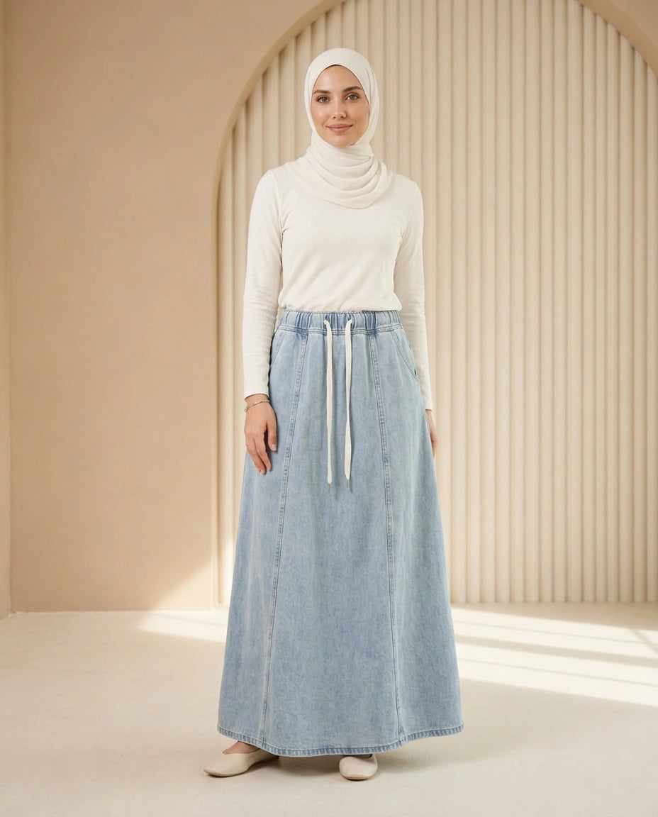 Alba Denim Skirt