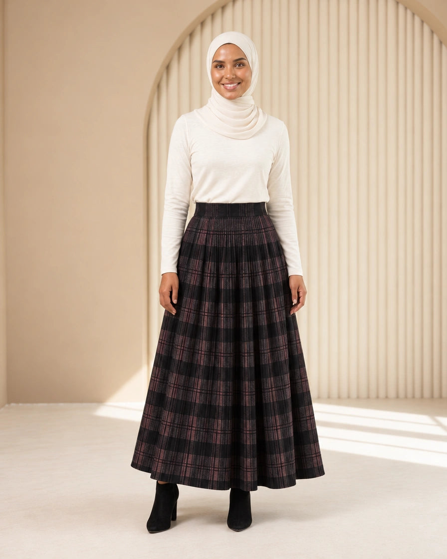 Estelle Plaid Skirt